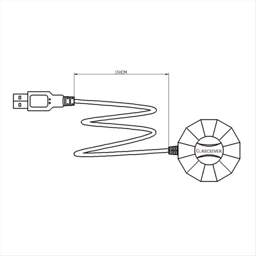 New USB GPS GLONASS Receiver GNSS Module Antenna, 1
