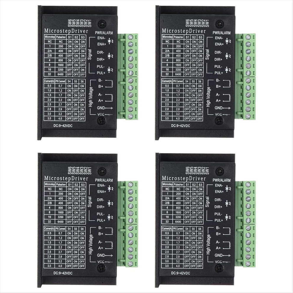 Tb6600 Stepper Motor Drivers, 4Pack 4A Driver Cont 4854180848589