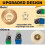 4PCS Angle Grinder Wood Carving Disc Set for 4In o 5