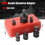 6Pcs Adapter Pneumatic Sleeve Head 1/2 to 3/4 Blac 4