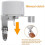 EU Plug,WIFI Smart Water Valve Shut Off Tool Autom 7