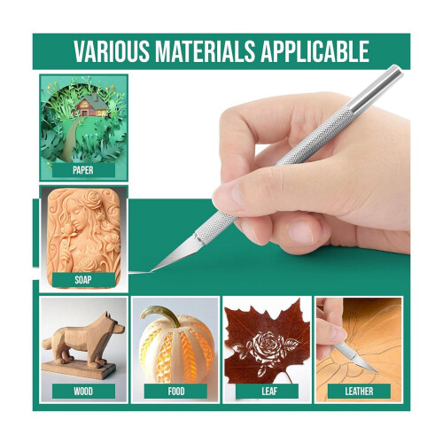 Knife Precision Carving Craft Hobby Kit for DIY Ar 2