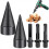 5 Pcs Firewood Log Splitter Drill Bit,Removable Bi 2
