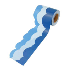 Bulletin Board Border Trim Stickers SelfAdhesive Sky Border Chalkboard Whiteboard Trim for Classroom Home Office