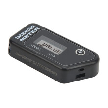 IP68 wasserfester digitaler Tach-Std. 0-99999H Schwarz für Motorräder