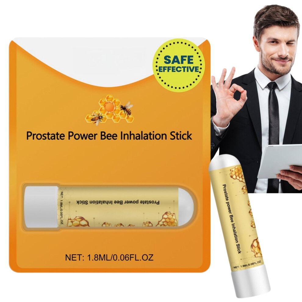 Bee Venom Nasal Inhaler Stick with Natural Gentle Ingredients for Congestion Relief and Easy Breathing