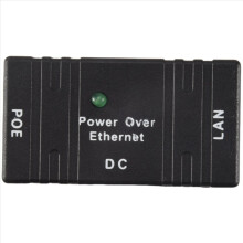 100 Mbps 5V 12V 24V 48V/1A BJW POE Injector Power
