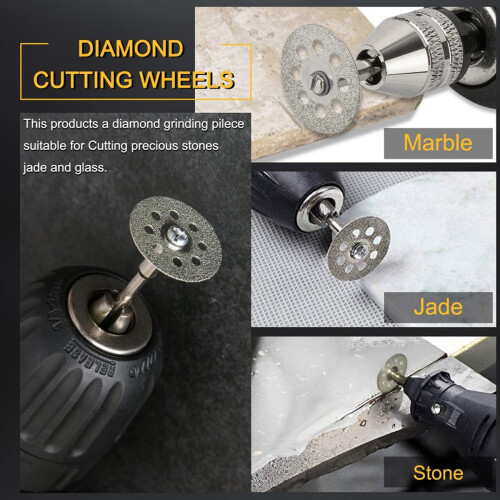 Diamond Burr Set, Rotary Tool Grinding Cutting Whe 2