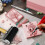 6 Pack Rubber Block Stamp Carving Blocks Pink Lino 5