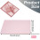 6 Pack Rubber Block Stamp Carving Blocks Pink Lino 3