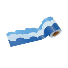 Blue Bulletin Board Borders SelfAdhesive Whiteboard Border Strips, Trimmer Stickers For Classroom, Home Office