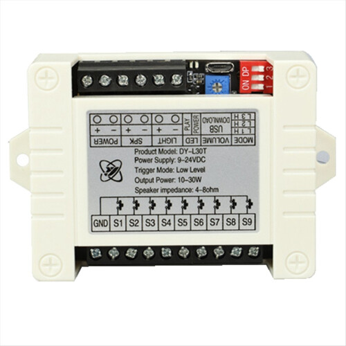 30W MP3 Voice Playback Module DY-L30T 9 Trigger Mu