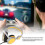 Auriculares gaming de 40 mm, amarillos, con micrófono para PC con cable 8