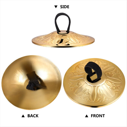 4pcs Copper Finger Cymbals Small Belly Dancing Min 2