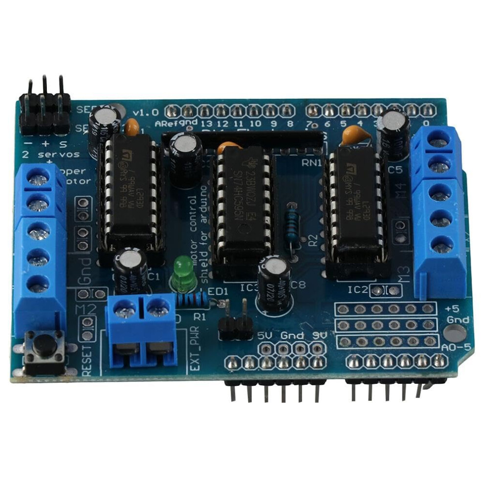 Motor Driver Shield L293d For Arduino Dc And Stepper Motors With Multimotor Control 9347817441130