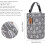 Breastmilk Storage Bag 5.5x7.5 Inch with Zipper Closure  Adjustable Handle 2