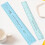 2pcs Ceramic Shrinkage Scale Set Plastic Soft Rule 3