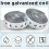 4 Pcs Galvanized Hanger Strap Metal Strapping with 5