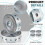4 Pcs Galvanized Hanger Strap Metal Strapping with 4