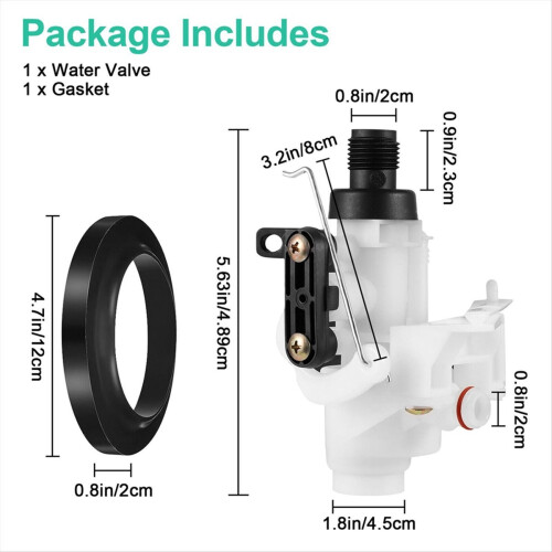 For Aqua Magic V Toilet Water Valve Module Assembl 2