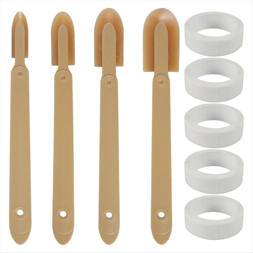 4PCS Rubber Caulking Tool,Caulking Spatulas Caulk