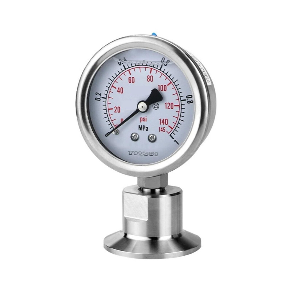0.11.5Mpa 2'' (64Mm) Tri Clamp Diaphragm Pressure Gauge, Sanitary Tri Clamp, 0.11.5 Mpa Range 9199774009720
