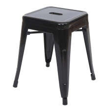 Hocker MCW-A73, Metallhocker Sitzhocker, Metall Industriedesign stapelbar