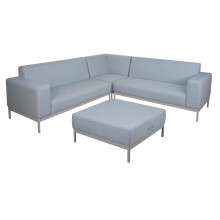 Alu-Garten-Garnitur MCW-C47, Sofa, Outdoor Stoff/Textil