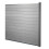 Biombo WPC Sarthe, valla cortaviento, poste WPC 1