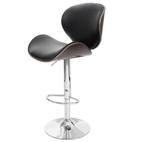 Barhocker Arklow, Barstuhl, Holz Bugholz Retro-Design