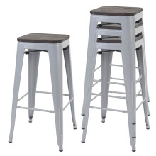 Tabouret de bar MCW-A73 (lot de 4)
