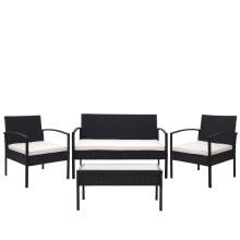 Poly-Rattan Garnitur MCW-F56, Balkon-/Garten-/Lounge-Set Sitzgruppe