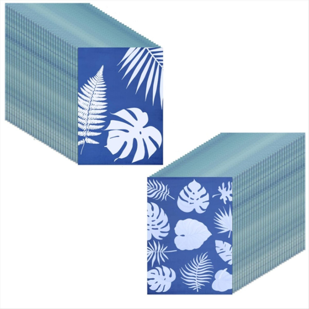 120Sheets Sun Print Paper Kit Cyanotype Solar Draw 4854180894968