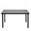 Poly-Rattan Tisch MCW-G19, Gartentisch Balkontisch, 120x75cm 4