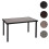 Poly-Rattan Tisch MCW-G19, Gartentisch Balkontisch, 120x75cm 7