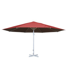 (rosso senza base) Ombrellone grande parasole mercato spiaggia Merano II ø 500cm