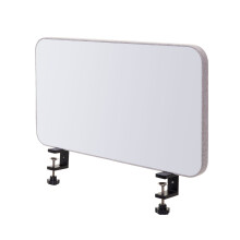 Tisch-Whiteboard MCW-G74, Büro-Sichtschutz Trennwand Schreibtisch Magnettafel Pinnwand, Stoff/Textil