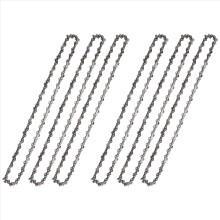 6PCS 14 Inch Metal Chainsaw Chain 3/8In LP Saw 52