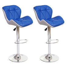 2er-Set Barhocker MCW-A92, Barstuhl Tresenhocker, höhenverstellbar Kunstleder