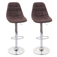 2er-Set Barhocker MCW-A67, Barstuhl Tresenhocker, MVG-zertifiziert
