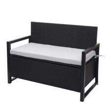 Poly-Rattan Banc 2 places MCW-F39