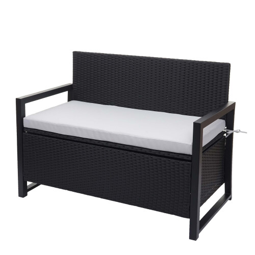 Poly-Rattan Banc 2 places MCW-F39