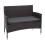 Poly-Rattan Garnitur MCW-F55, Balkon-/Garten-/Lounge-Set Sofa Sitzgruppe 5