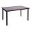 Poly-Rattan Tisch MCW-G19, Gartentisch Balkontisch, 120x75cm 1