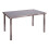 Poly-Rattan Tisch MCW-G19, Gartentisch Balkontisch, 120x75cm 1