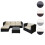 Poly-Rattan-Garnitur Busto, Gartengarnitur Sitzgruppe Sofa Lounge-Set 10