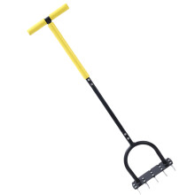 Garden Aerator Spiked Aeration Tool For Garden Soil Care Ergonomic Cultivator And Scaler For Agricultural Maintenance