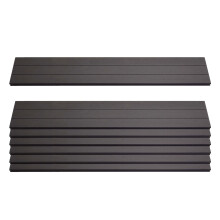 7er Set Latten für WPC-Sichtschutz Savoie, Bretter Windschutz, ca. 1qm, MVG-zertifiziert