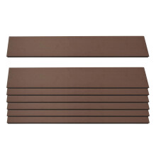 7er Set Latten für WPC-Sichtschutz Savoie, Bretter Windschutz, ca. 1qm, MVG-zertifiziert