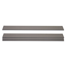 4er Set Latten für WPC-Sichtschutz Savoie, Bretter Windschutz, ca. 1qm